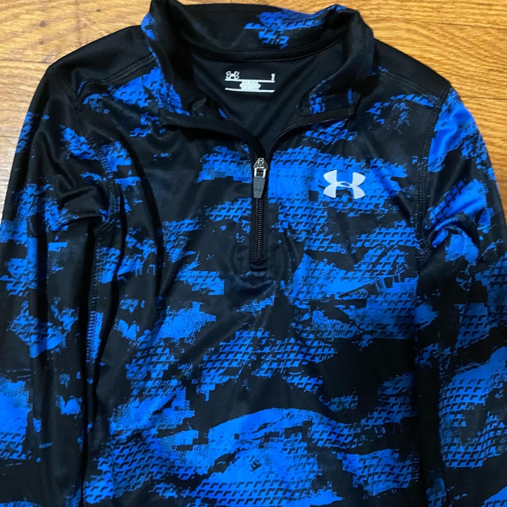 Boys size 7 dri fit half zip pullover